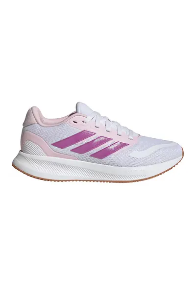 Pantofi sport Run Falcon 5 low-cut din plasa - Alb/Gri deschis/Roz fandango