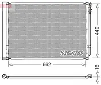 Condensator climatizare (cu uscator) potrivit BMW 5 (F10), 5 (F11), 5 GRAN TURISMO (F07), 6 (F12), 6 (F13), 6 GRAN COUPE (F06), 7 (F01, F02, F03, F04) 2.0D-4.4H 02.08-10.18