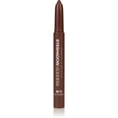 Gabriella Salvete Eyeshadow Goddess fard de pleoape cremos in creion culoare Matte 02 Tawny 1.3 g