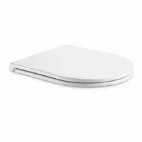 Capac vas wc cu soft close, alb, Invena Glamour