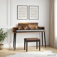 vidaXL Birou de studio Lemn vechi 130 x 36 x 19,5 cm Lemn prelucrat