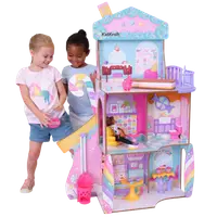 Casuta de joaca din lemn pentru papusi Candy Castle