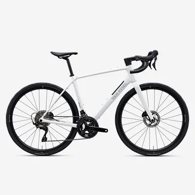 Bicicletă de șosea carbon Shimano 105 2x12v, EDR CF Alb