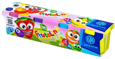 Set de plastilină în pahar Astra - 4 culori pastelate