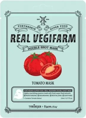 Fortheskin Real Vegifarm Mască facială cu roșii, 23 ml