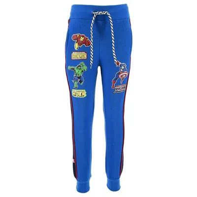 Pantaloni trening baieti, albastru, Avengers, Marvel