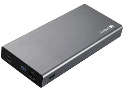 Baterie portabilă Sandberg - USB-C PD 100W, 20000 mAh/100W, gri