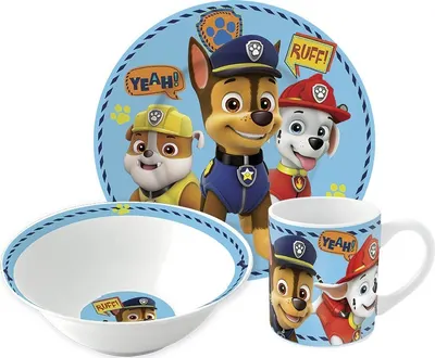 Set pentru copii pentru masă Stor - Paw Patrol, 3 piese