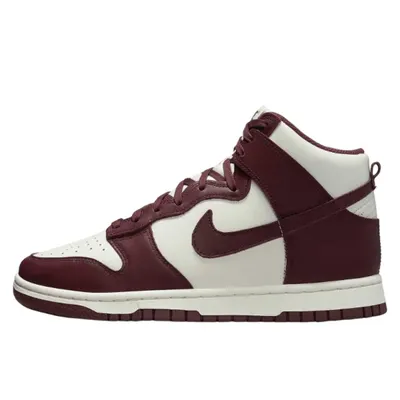 Adidași Nike Dunk High Burgundy Crush