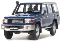 Model de colecție din metal Almost Real Modern: Mașini - Toyota Land Cruiser 76 (2017) (Blue)