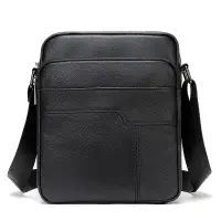 Geanta barbati, Luis GT1320, piele naturala, model negru