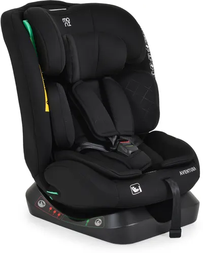 Scaun auto Moni - Aventura, I-Size, 40-150 cm, Black