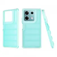 Husa pentru Xiaomi Redmi Note 13 5G, Techsuit, Wave Shield, Turcoaz