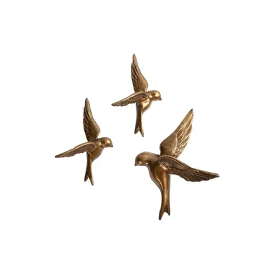 Decorațiuni de perete 3 buc. din metal 15x22 cm Avaler – WOOOD