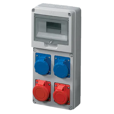 Organizator Industrial 1x16a+1x32a-1p+n+e, 1x16a+1x32a-3p+n+e Ip67