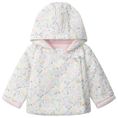 Geacă bebeluși cu glugă Sergent Major - Cu motiv floral, 3 luni