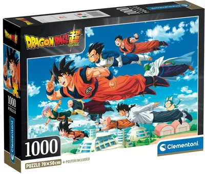 Puzzle Clementoni din 1000 piese - Dragon Ball Super