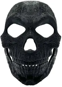 3D Print 3D Morph Lab - Catrina, mască de purtat, negru