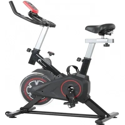 Bicicleta indoor cycling FitTronic® SB100, design robust, greutate volanta 8 kg