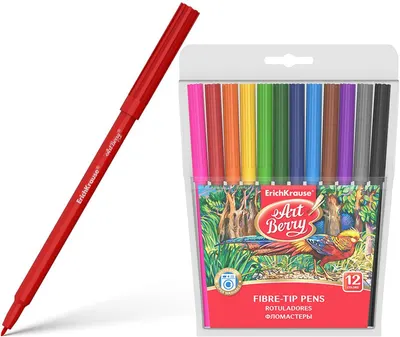 Erich Krause Art Berry - Super Wash, 12 culori