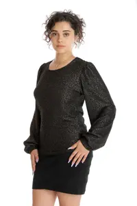 Bluza CT24092 negru & auriu, Cesy | marimea L