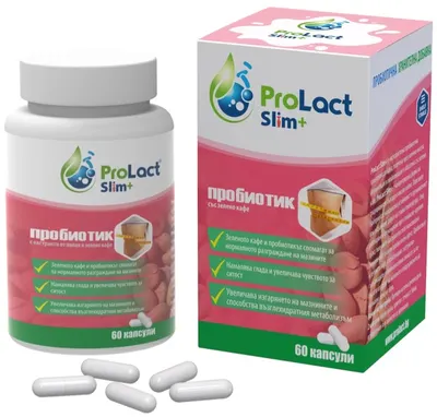 Slim+ Probiotic pentru o siluetă mai bună, 60 capsule, ProLact