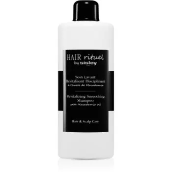 Hair Rituel by Sisley Revitalizing Smoothing Shampoo with Macadamia oil sampon pentru indreptarea parului pentru toate tipurile de păr