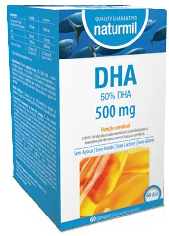 Omega-3 ulei de pește + Vitamina E, 60 capsule, Naturmil