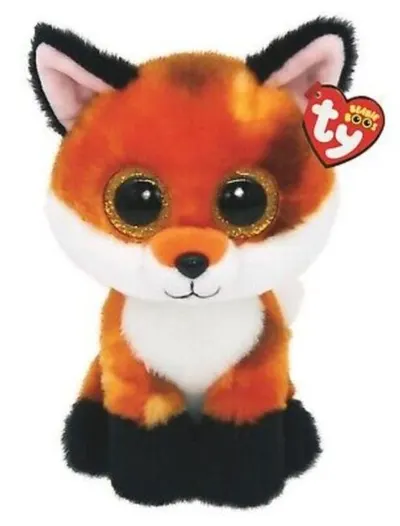 Jucărie de pluș TY Toys Beanie Boos - Vulpe de pajiște, 24 cm
