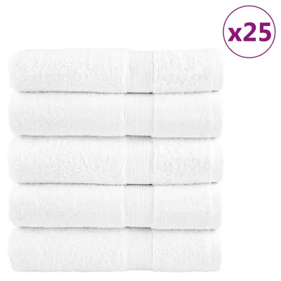 Gossi prosoape de dus premium solund 25 buc alb 70x140cm 600 gsm