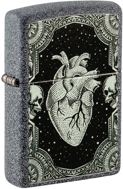 Brichetă Zippo - Heart Design