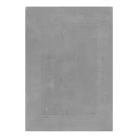 Covor grej țesut manual din lână 120x170 cm Border – Flair Rugs