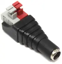Bloc terminal la DC 2.1x5.5mm mama cu clips pentru CCTV, DC-F/2.1X5.5-TBC