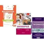 Pachet Bacalaureat 2026. Limba si literatura romana, Matematica M1. Teste si Informatica. Ghid de pregatire clasele 11-12 intensiv Pascal C/C++