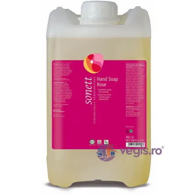 Sapun Lichid si Gel de Dus cu Trandafiri Bio 10L