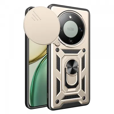 Husa pentru Honor Magic8 Lite, Techsuit, CamShield, Aurie