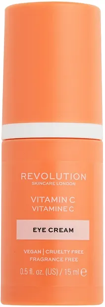 Revolution Skincare Vitamin C Cremă pentru ochi luminoasă, 15 ml