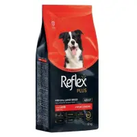 REFLEX Plus Medium & Large Breed, M-XL, Miel, hrană uscată câini, 12kg