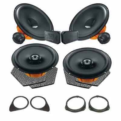 Pachet difuzoare auto Hertz Dieci dedicat Fiat 500 2010-, RMS 80W