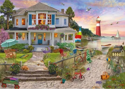 Puzzle 1000 piese - The Beach House