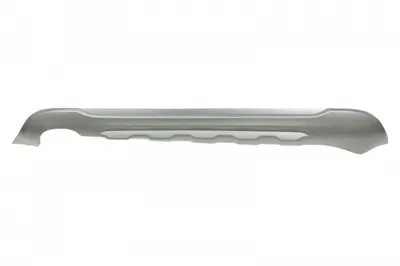 Spoiler bara spate argintiu, cu iesire teava evacuare partea stanga VOLVO S60 2 II intre 2010-2013