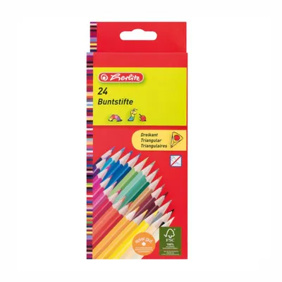 Creioane color, 24culori, Herlitz