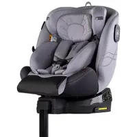 Scaun auto pentru copii Chipolino Premium Cloud i-Size, rotativ, 40-150 cm, sistem isofix si picior de suport, protectie la impact lateral SPS, tetiera reglabila, husa detasabila