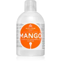 Kallos KJMN Professional Mango sampon hidratant pentru par uscat, deteriorat si tratat chimic 1000 ml
