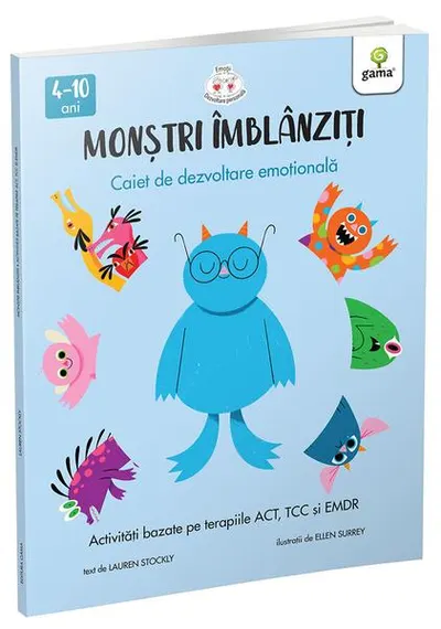 Activități bazate pe terapiile ACT, CBT și EMDR. Monștri îmblânziți (Vol. 2) - Paperback brosat - Lauren Stockly