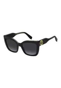 Ochelari de soare cat-eye cu lentile in degrade - Auriu/Negru