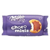 Milka Choco Minis – ciocolată cu lapte și biscuiți, 37,5g Engros