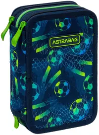 Neceser cu accesorii Astra Football - 3 fermoare