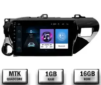 Navigatie Toyota Hilux (2015+), Android, P-Quadcore 1GB RAM + 16GB ROM, 10.1 Inch - AD-BGP10001+AD-BGRKIT086