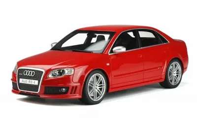 Model de colecție OTTOMobile Modern: mașini - Audi RS 4 (B7) 4.2 FSI Misano (Red) (2005)